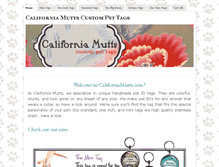 Tablet Screenshot of californiamutts.com